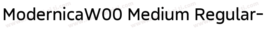 ModernicaW00 Medium Regular字体转换